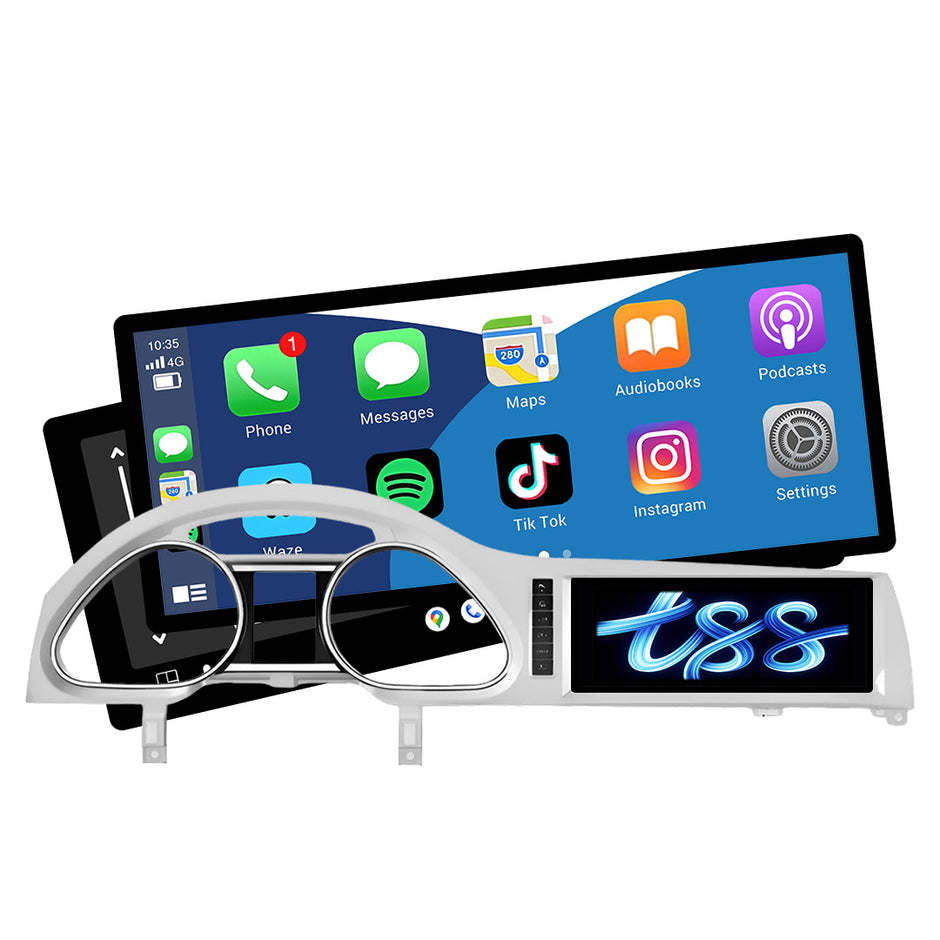 Audi Q7 4L (2006 - 2015) 10.25" 12.3" Wireless Android 16 Head Unit for Apple CarPlay / Android Auto