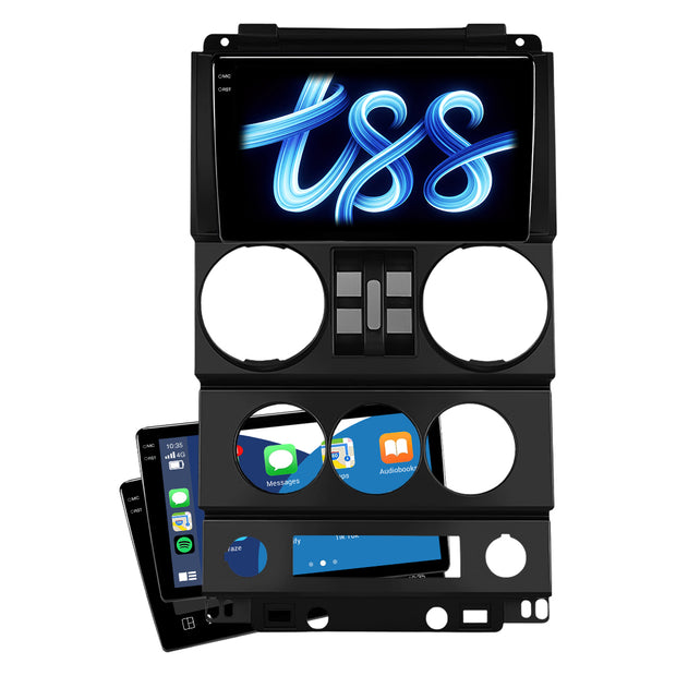 Jeep Wrangler JK 4-Door (2007 - 2010) Apple CarPlay / Android Auto Head Unit
