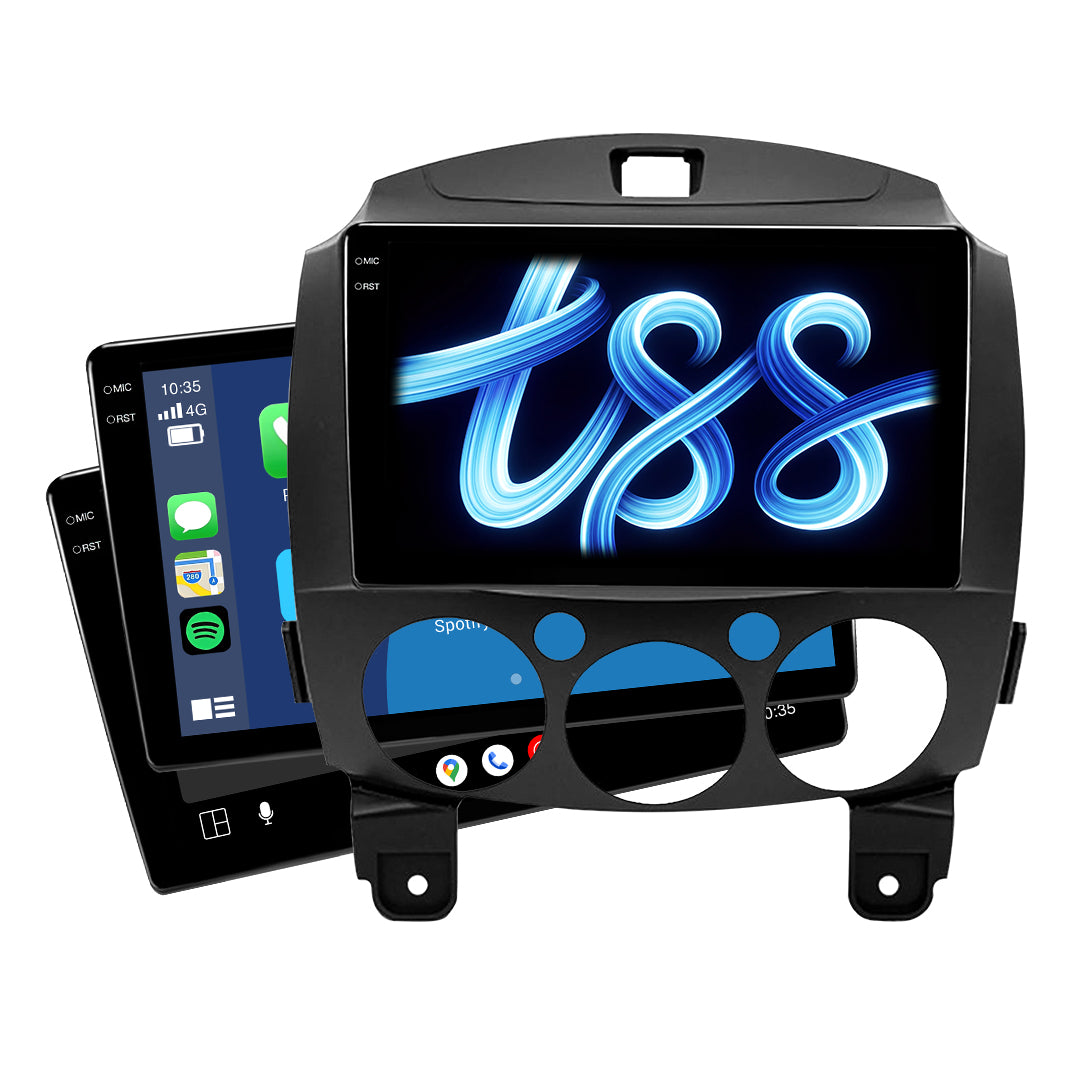 Mazda 2 DE (2007 - 2013) Apple CarPlay / Android Auto Head Unit