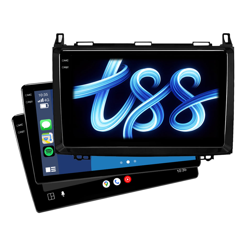 Mercedes-Benz V-Class / Vito / Viano / W639 (2006 - 2014) 9" Wireless Android 16 Head Unit for Apple CarPlay / Android Auto
