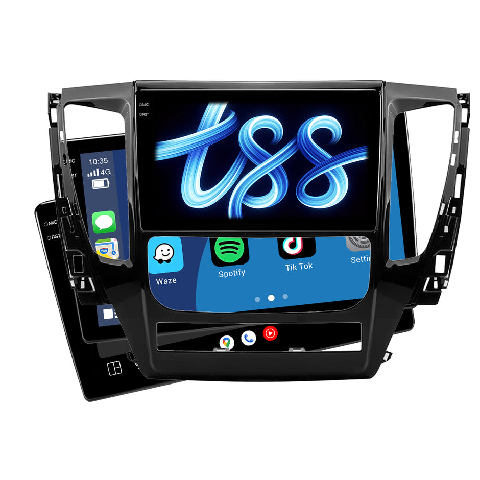 Mitsubishi Pajero Sport QE (2017 - 2019) Apple CarPlay / Android Auto Head Unit