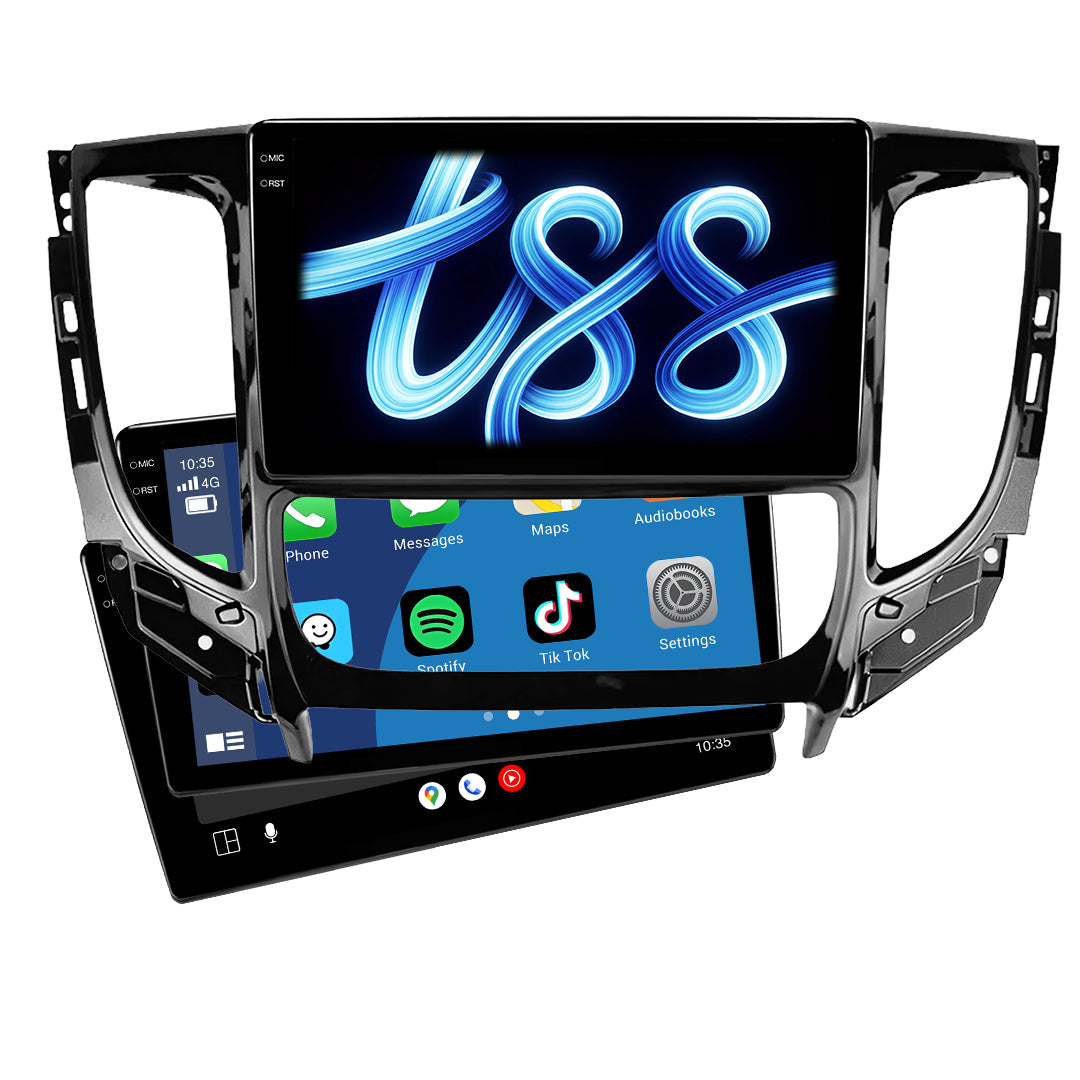 Mitsubishi Triton MQ / MR (2015 - 2019) Digital AC Panel Apple CarPlay / Android Auto Head Unit
