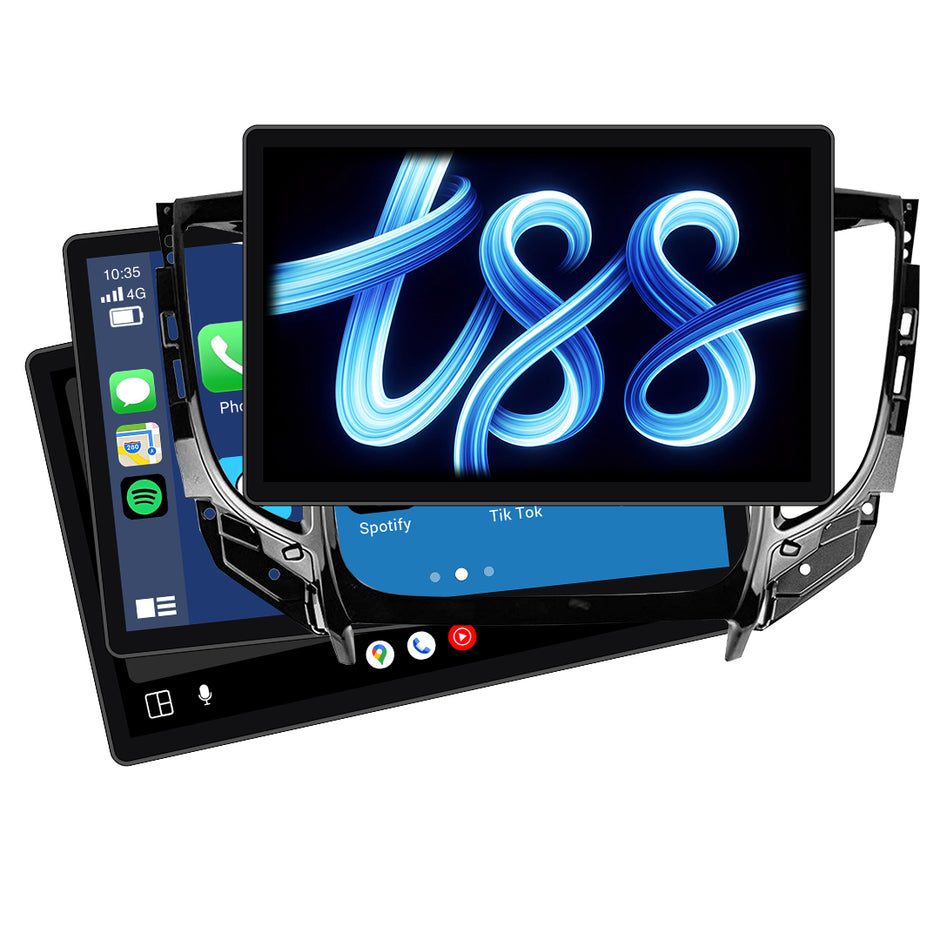 Mitsubishi Triton MQ / MR (2015 - 2019) Manual AC Panel Apple CarPlay / Android Auto Head Unit