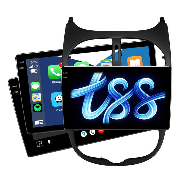 Peugeot 206 (1998 - 2012) Apple CarPlay / Android Auto Head Unit