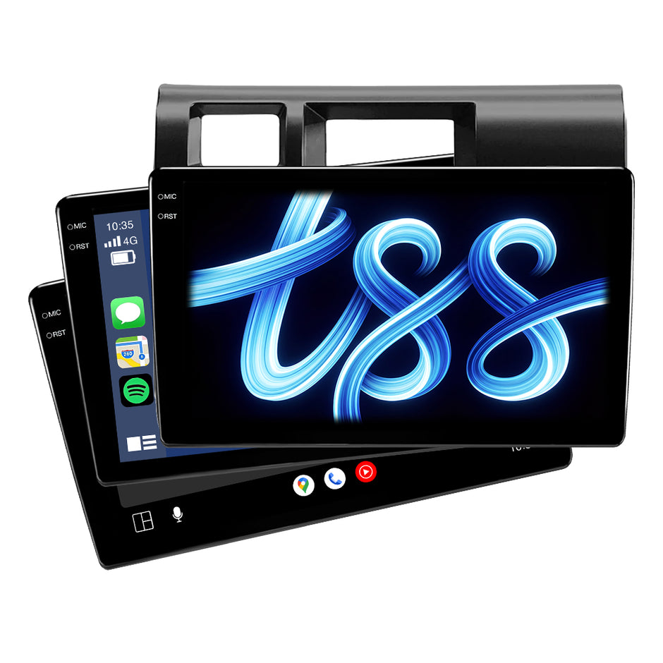Toyota LandCruiser 70 76 79 Series (2008 - 2023) Post-Facelift Apple CarPlay / Android Auto Head Unit