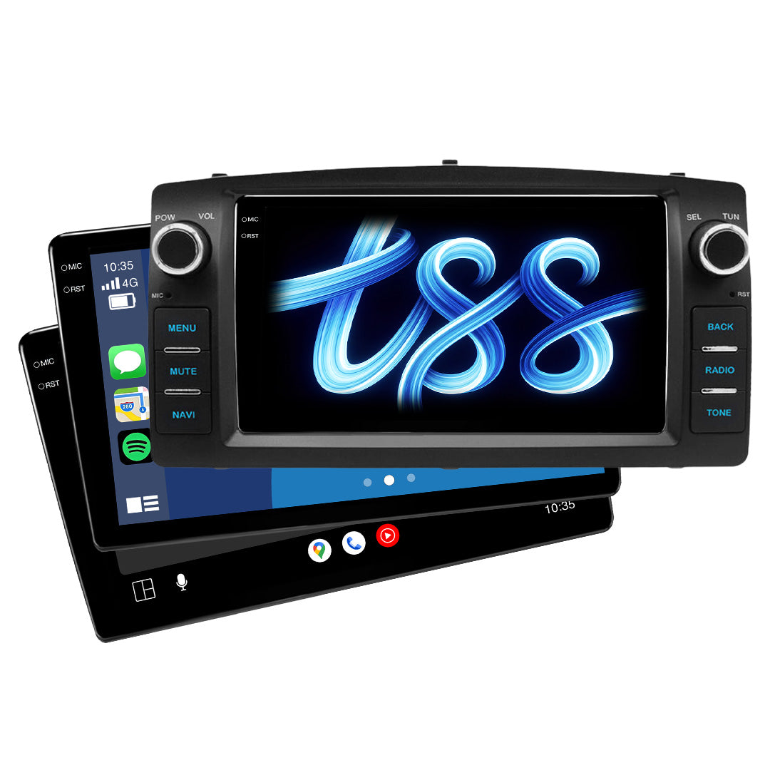 Toyota Corolla E120 (2001 - 2006) Apple CarPlay / Android Auto Head Unit