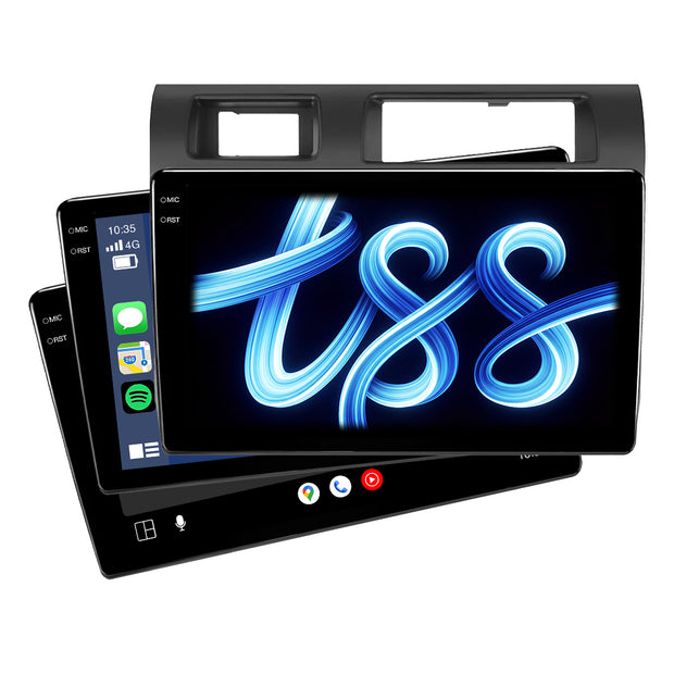 Toyota LandCruiser 70 76 79 Series (2008 - 2023) Pre-Facelift Apple CarPlay / Android Auto Head Unit