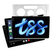 Volkswagen Touran 1T (2003 - 2014) Silver Trim Apple CarPlay / Android Auto Head Unit