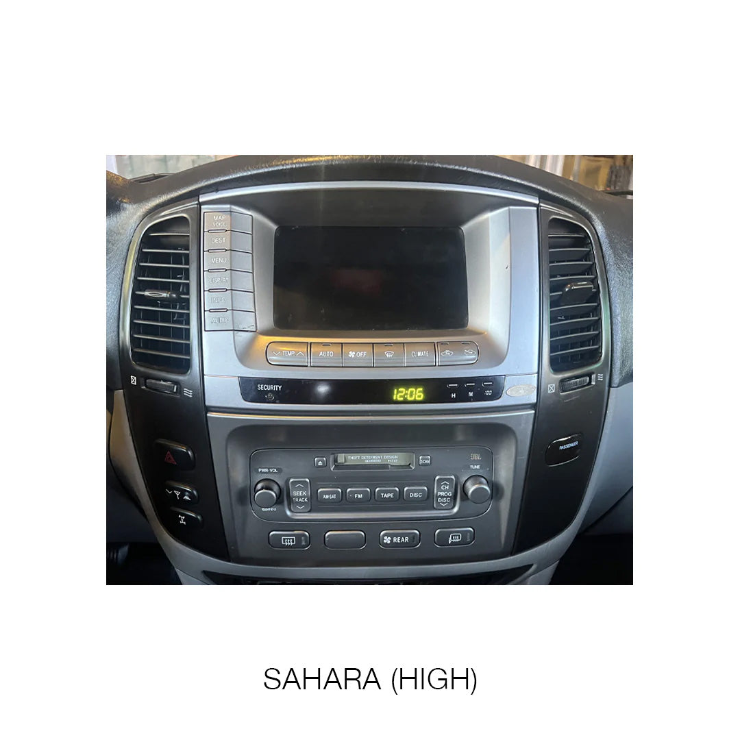 Toyota LandCruiser 100 Series (1999 - 2007) Apple CarPlay / Android Auto Head Unit