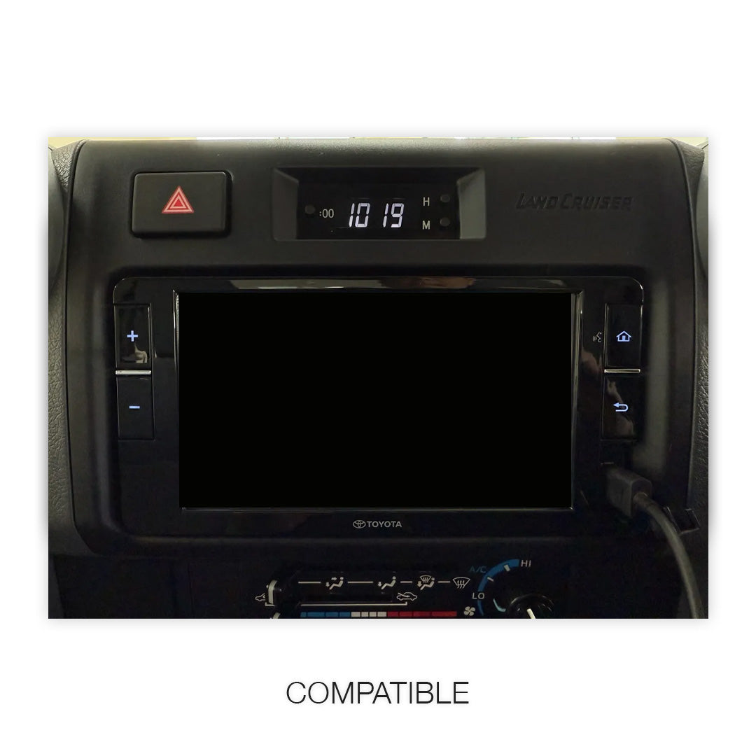Toyota LandCruiser 70 76 79 Series (2008 - 2023) Post-Facelift Apple CarPlay / Android Auto Head Unit
