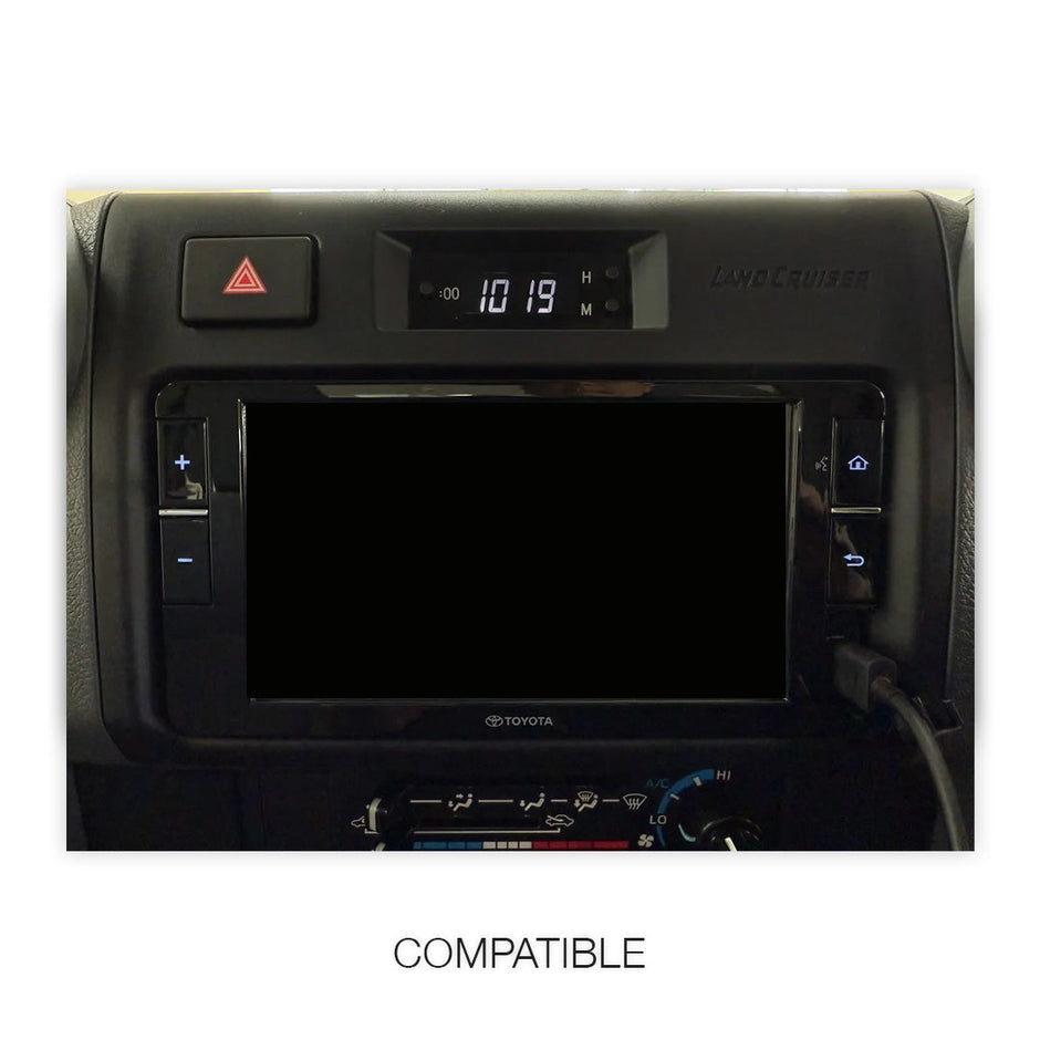 Toyota LandCruiser 70 76 79 Series (2008 - 2023) Post-Facelift Apple CarPlay / Android Auto Head Unit