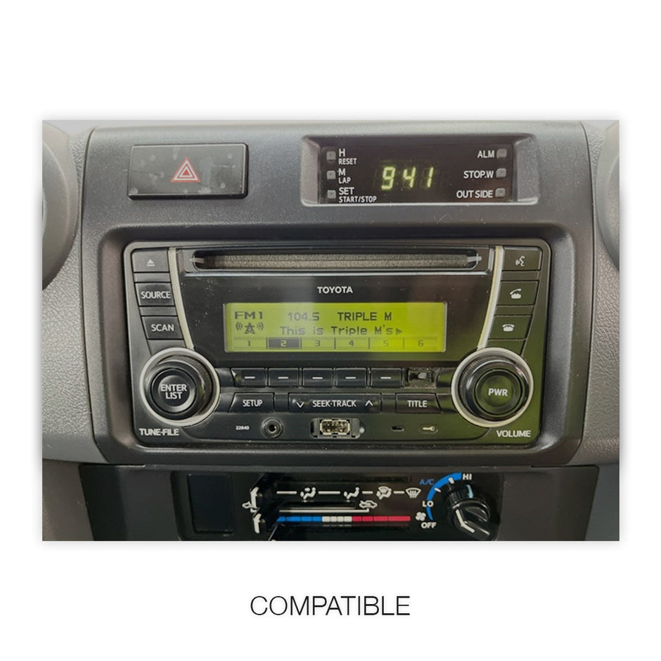 Toyota LandCruiser 70 76 79 Series (2008 - 2023) Pre-Facelift Apple CarPlay / Android Auto Head Unit