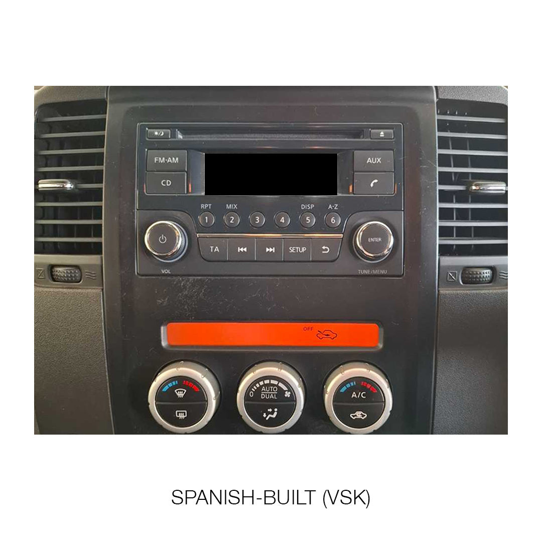 Nissan Navara D40 (2005 - 2015) Spanish-Built Apple CarPlay / Android Auto Head Unit