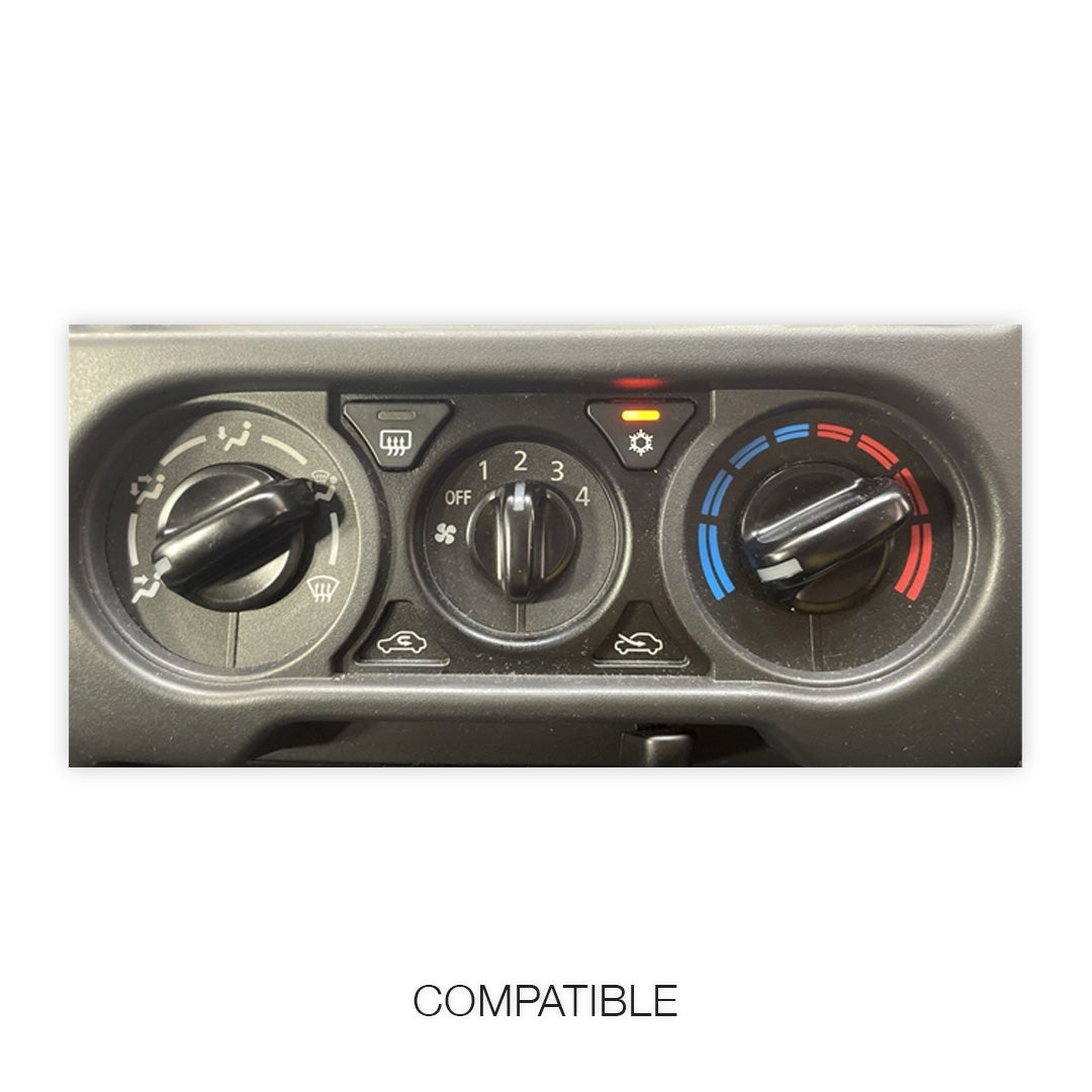 Mitsubishi Triton MQ / MR (2015 - 2019) Manual AC Panel Apple CarPlay / Android Auto Head Unit