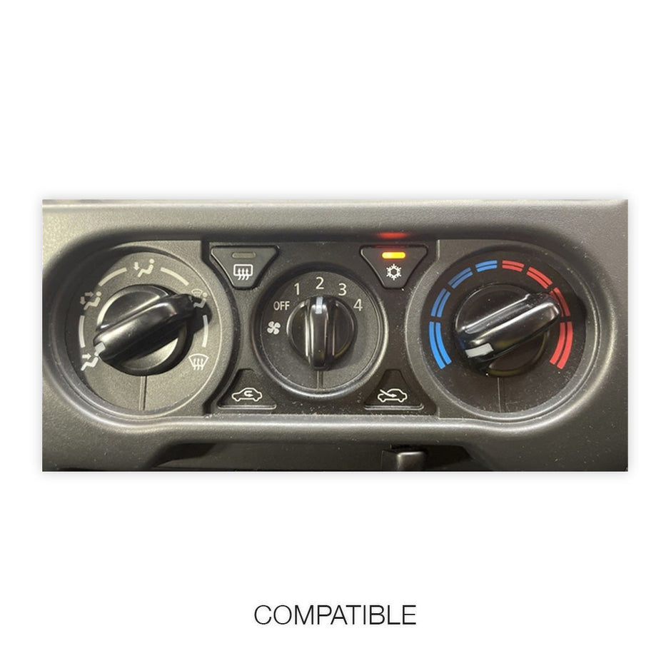 Mitsubishi Triton MQ / MR (2015 - 2019) Manual AC Panel Apple CarPlay / Android Auto Head Unit